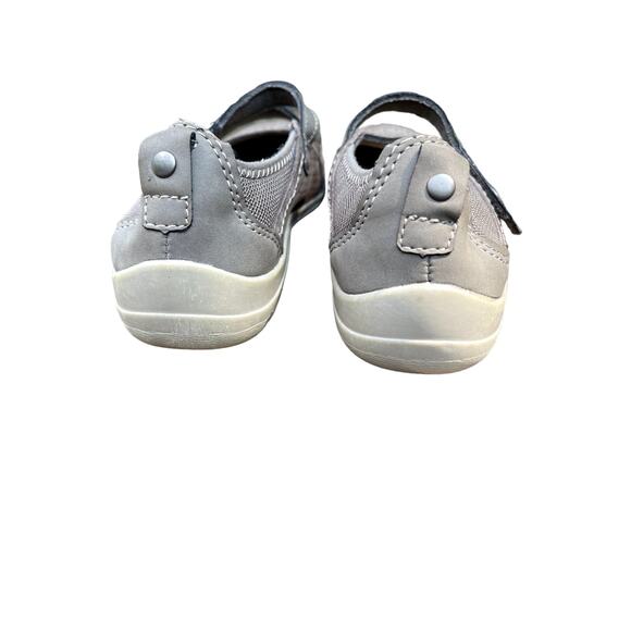 Earth Origin Tiffany Mary Jane Taupe Velcro Closure Comfort - Size 6  Pre-owned - Picture 4 of 8